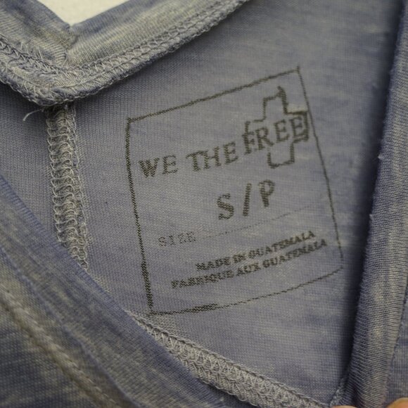 Women's We The Free Blue Tank Top, Size Small - Picture 2 of 5